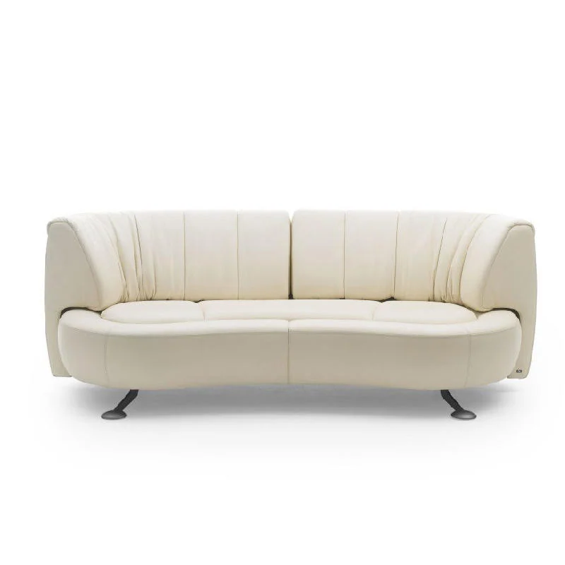 Cream upholstered sofa