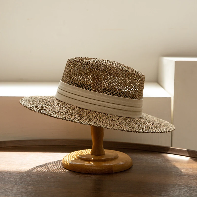 Woven straw sun hat